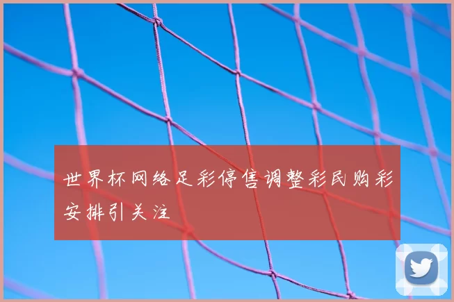 世界杯网络足彩停售调整彩民购彩安排引关注
